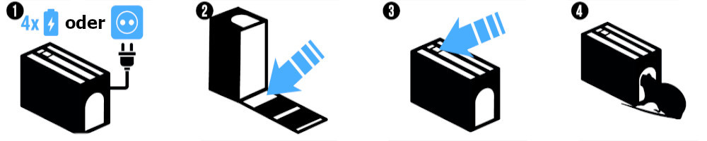 Elektrische Mausefalle